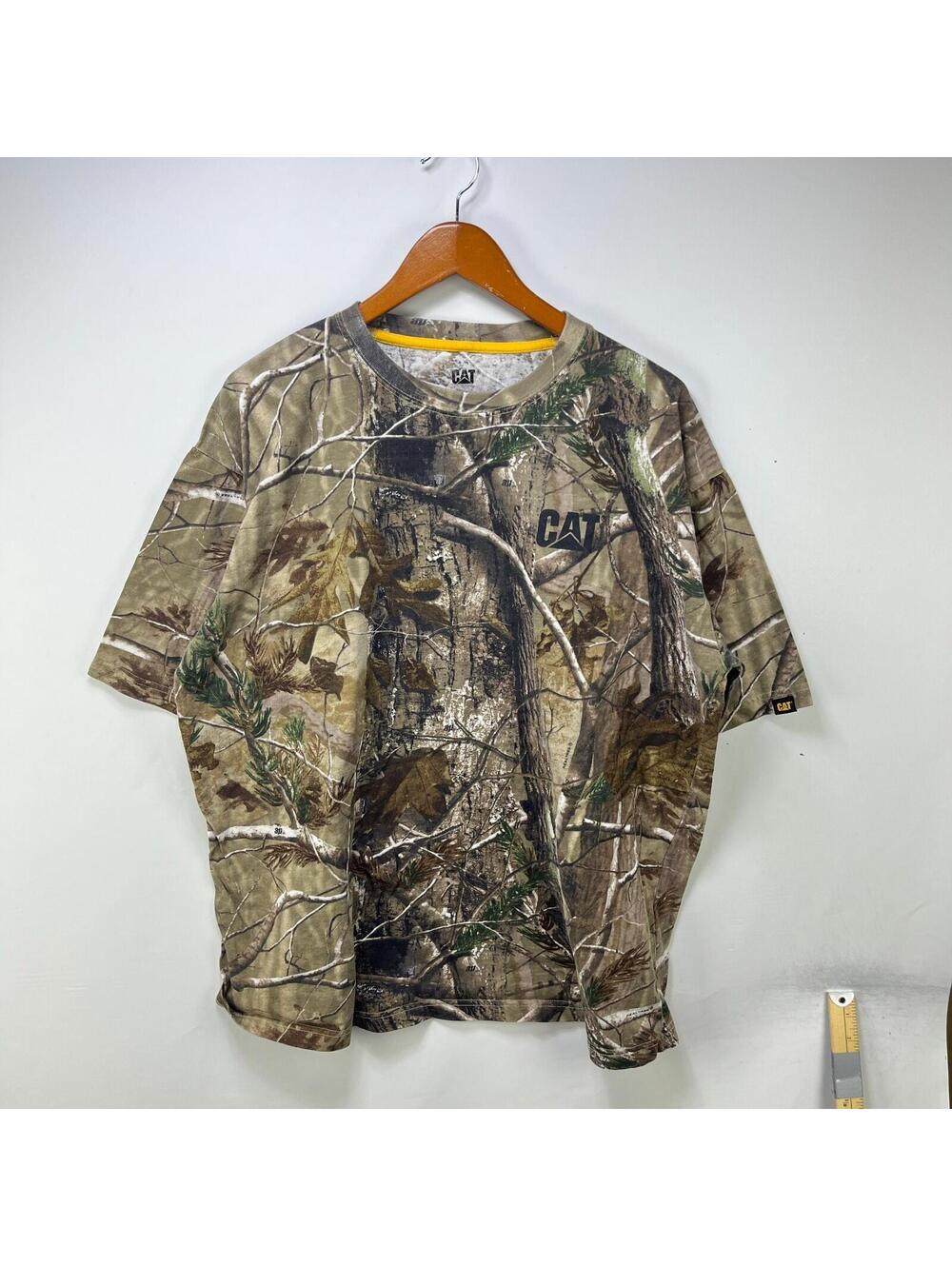 Real Tree Camo Cat Mossy T-Shirt XL